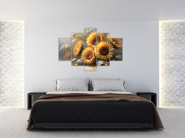 Slika - Slika suncokreta (150x105 cm)