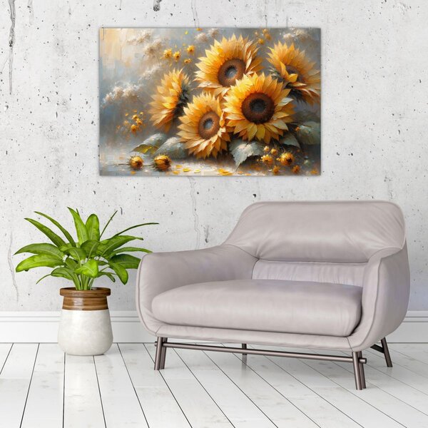 Slika - Slika suncokreta (90x60 cm)