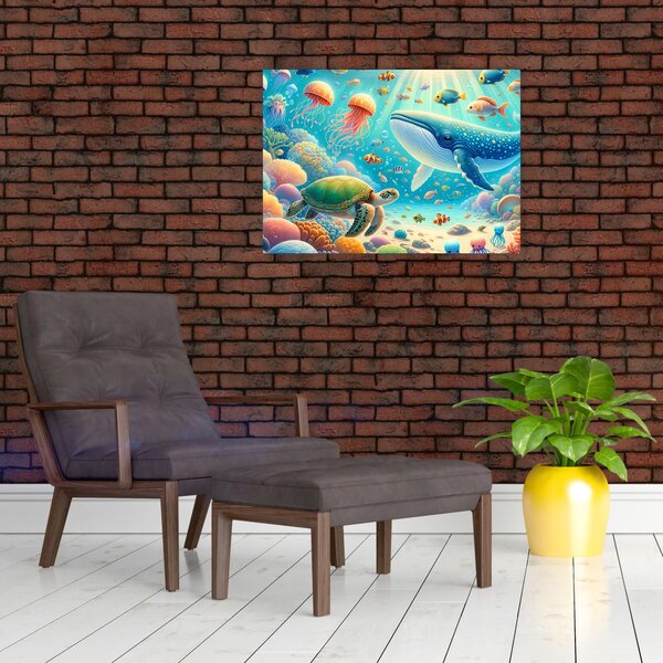 Slika - Svijet ispod površine (70x50 cm)