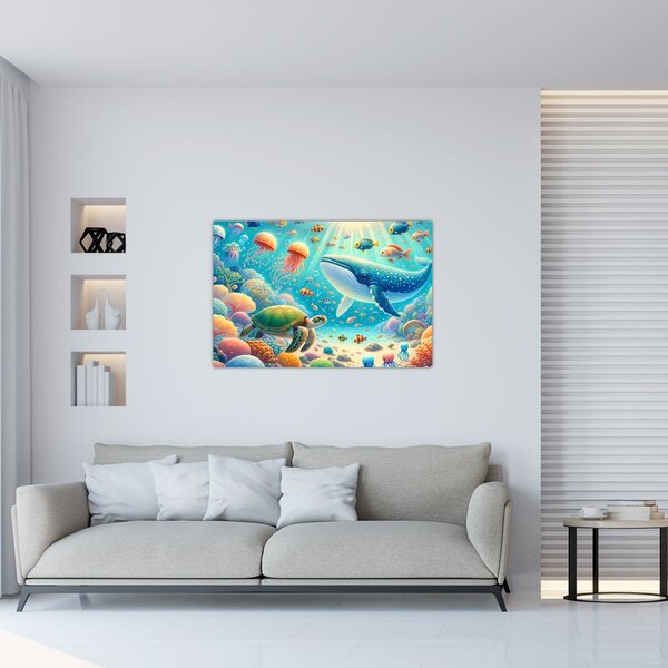 Slika - Svijet ispod površine (90x60 cm)