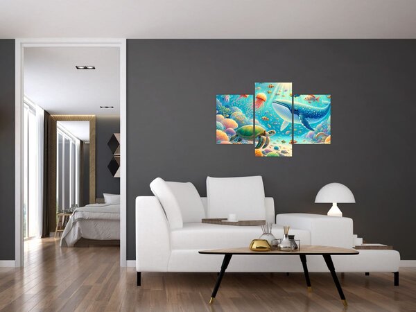 Slika - Svijet ispod površine (90x60 cm)