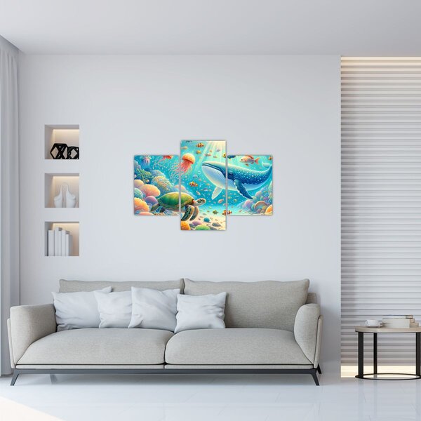 Slika - Svijet ispod površine (90x60 cm)
