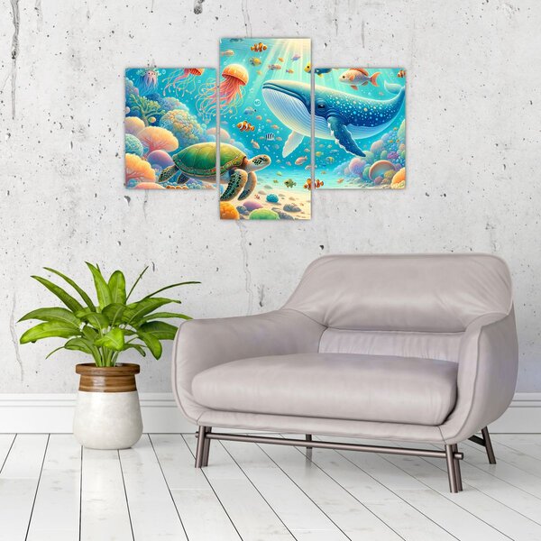 Slika - Svijet ispod površine (90x60 cm)