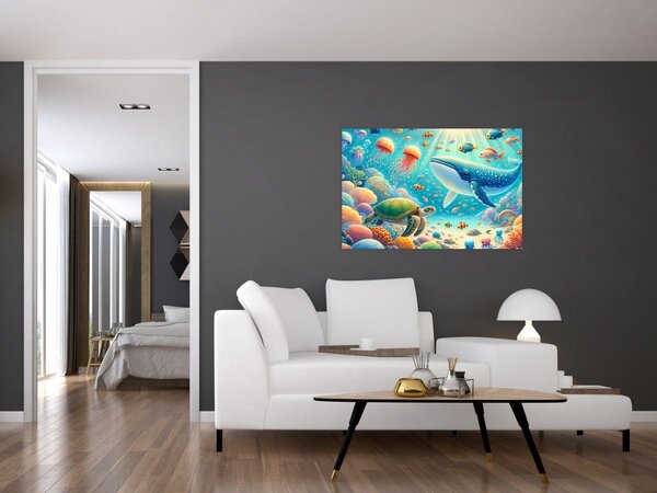 Slika - Svijet ispod površine (90x60 cm)