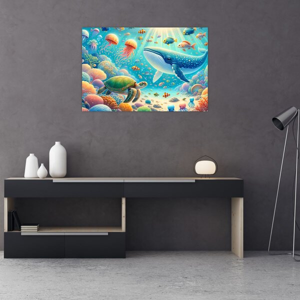 Slika - Svijet ispod površine (90x60 cm)