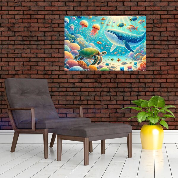 Slika - Svijet ispod površine (90x60 cm)