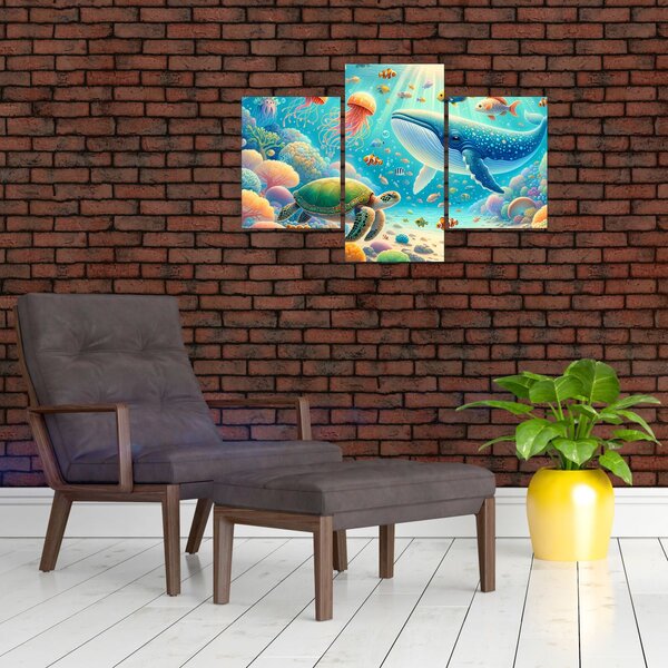 Slika - Svijet ispod površine (90x60 cm)