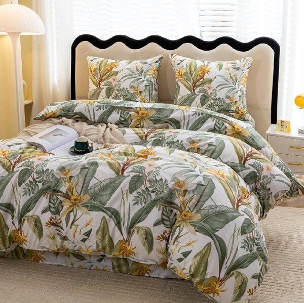 Posteljina od mikrovlakana AMAZON BREEZE, krem Dimenzije posteljine: 70 x 80 cm | 140 x 200 cm