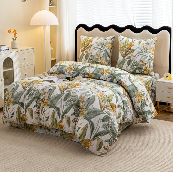Posteljina od mikrovlakana AMAZON BREEZE, krem Dimenzije posteljine: 70 x 80 cm | 140 x 200 cm
