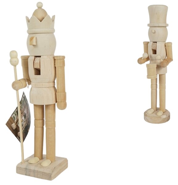 Drveni orašar NUTCRACKER 25,5 cm - više varijanti