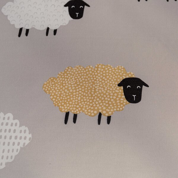 Posteljina od mikrovlakana SHEEP DREAM siva Dimenzije posteljine: 70 x 90 cm | 140 x 200 cm
