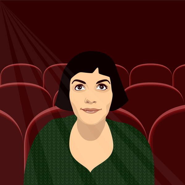 Reprodukcija Amelie at the Flix, Huntley, Claire