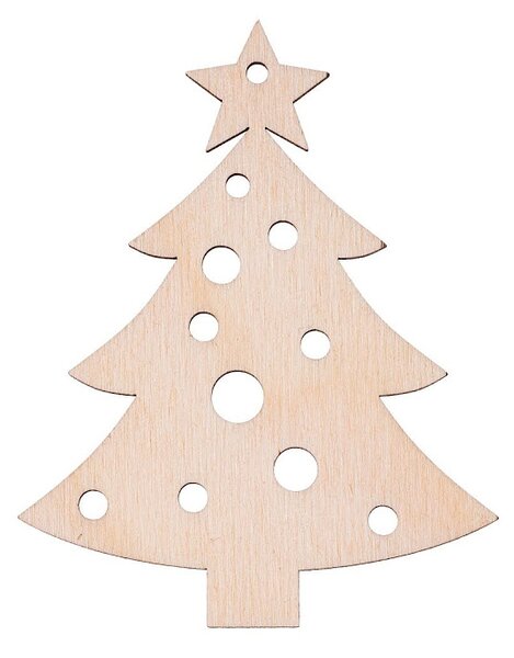 AtmoWood Drveni božićni ukras - drvce