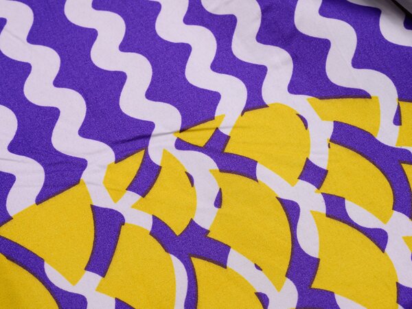 Posteljina od mikrovlakana PINEAPPLE ljubičasta Dimenzije posteljine: 2 kom 80 x 80 cm | 200 x 220 cm