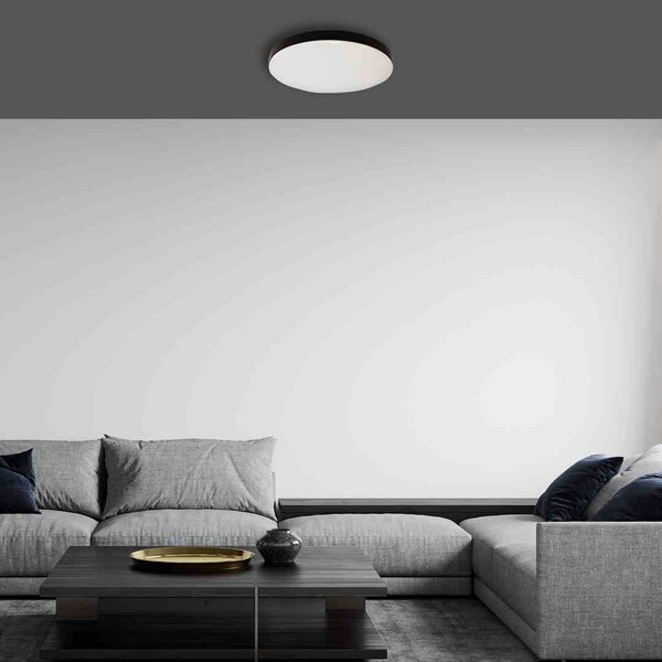 Maya LED crna plafonjera 15W 4000K