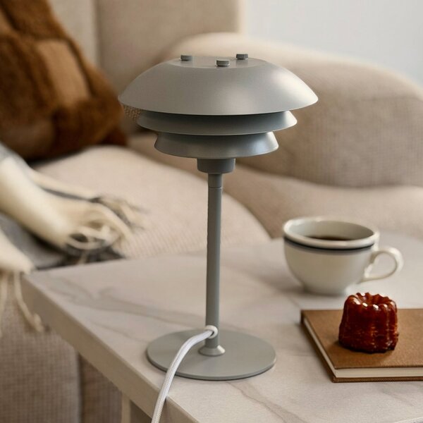Stolne Lampa Dyberg Larsen, SIXTEEN, Sivo, Dnevna soba, Metal, Skandinavski