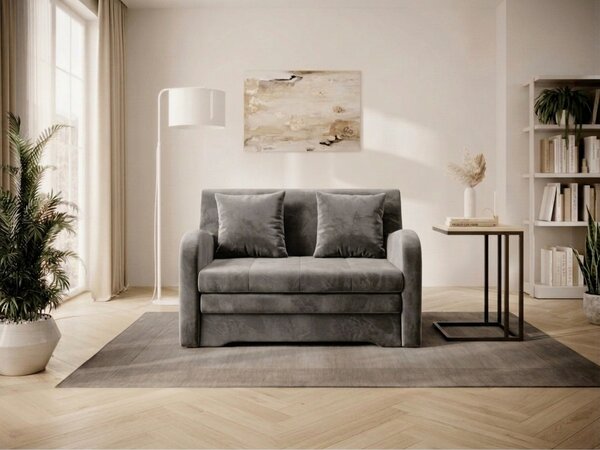 Rasklopiva dvosjedna sofa ARIO NUBE, siva