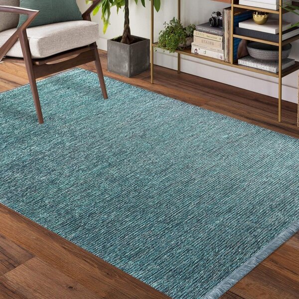 Prekrasan visoko kvalitetni tepih tirkizne boje Širina: 80 cm | Duljina: 150 cm
