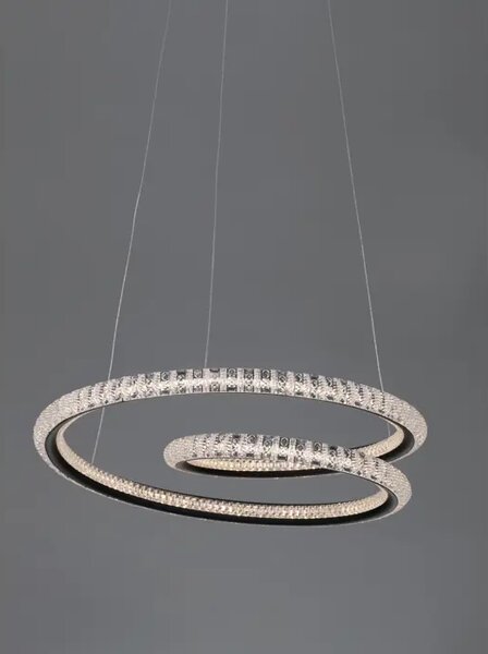 GINEVRA VISILICA LED 45W/3000K/2800lm/DIMM/IP20/CRNA NL9748165