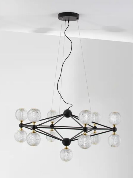 BELINDA VISILICA LED 53W/3000K/2983,57lm/DIMM/IP20/CRNA NL9695400