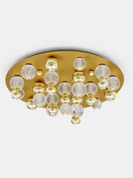 BRILLE PLAFONSKA SVJETILJKA LED 90W/3200K/5171lm/DIMM/IP20/ZLATNA NL9695700