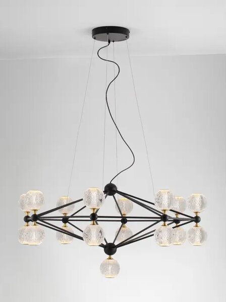 BELINDA VISILICA LED 78W/3000K/4491,88lm/DIMM/IP20/CRNA NL9695500