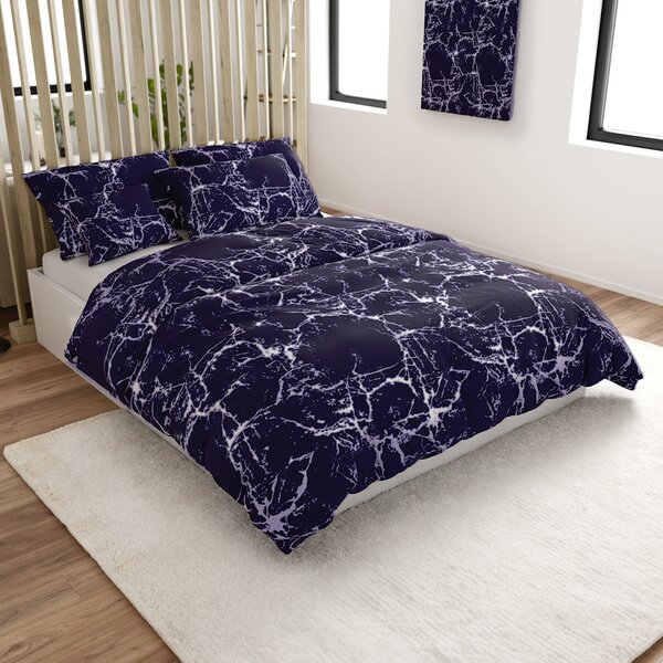 Pamučna posteljina TEMPESTA ljubičasta Dimenzije posteljine: 70 x 90 cm | 140 x 200 cm