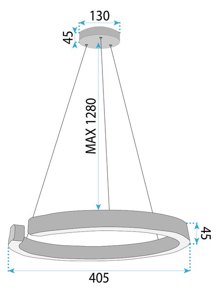 LED svijetiljka LHJ052-CP1 C BRUSH GOLD