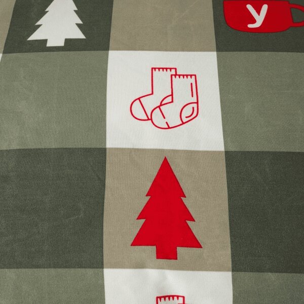 Posteljina od mikrovlakana CHRISTMAS SOCKS zelena Dimenzije posteljine: 70 x 90 cm | 140 x 220 cm