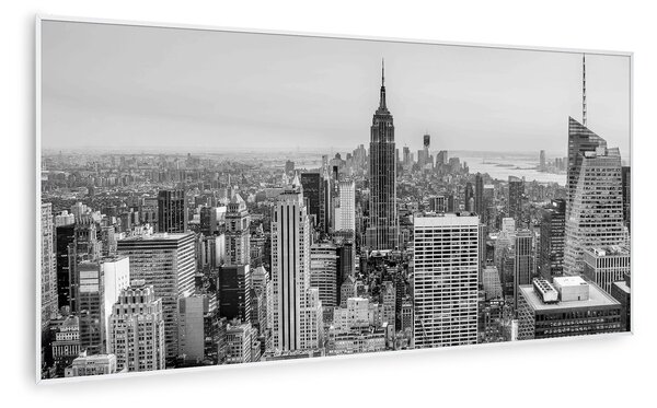 Klarstein Wonderwall Air Art Smart, infracrveni grijač, New York City, 120 × 60 cm, 700 W