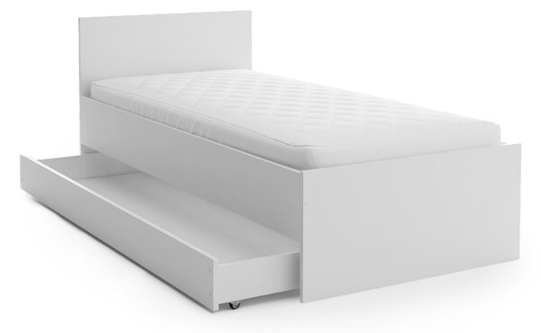 Krevet ELISA 90 x 200 cm, bijela Podnica: Sa podnicom od letvi, Madrac: Bez madraca