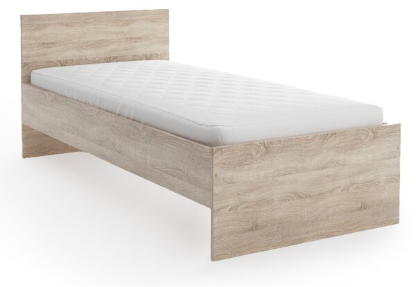 Krevet ELISA 90 x 200 cm, hrast sonoma Podnica: Sa podnicom od letvi, Madrac: Bez madraca