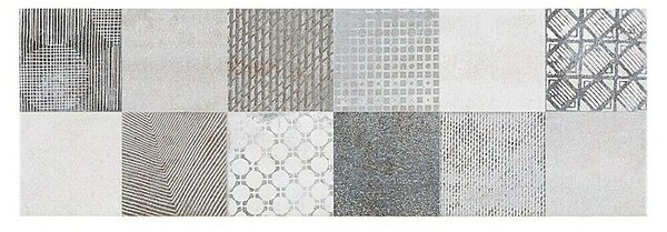 Zidna pločica (60 x 20 cm, Siva, Mat)