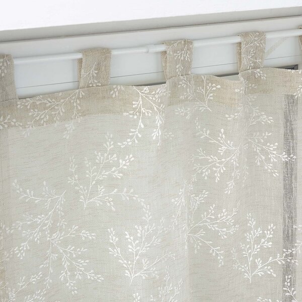 Svjetlo smeđe prozirne zavjese u setu 2 kom 60x120 cm Karla – douceur d'intérieur