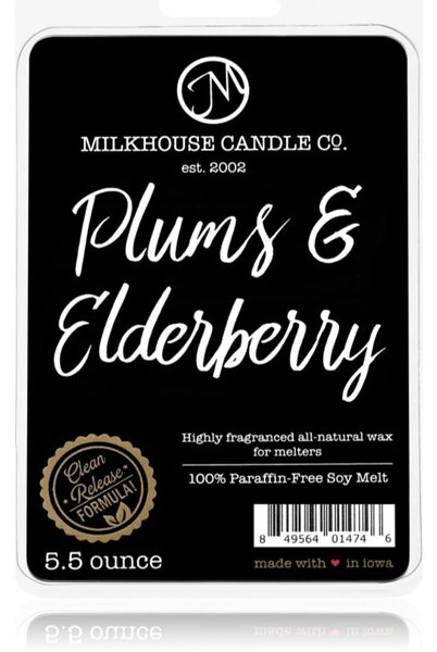 Milkhouse Candle Co. Creamery Plums & Elderberry vosak za aroma lampu 155 g