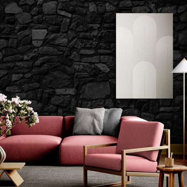 Slika elegantna duga Mid-Century