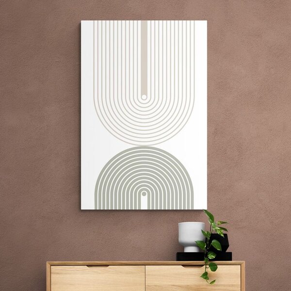 Slika minimalističke duge Mid-Century