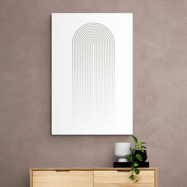 Slika minimalistička duga Mid-Century