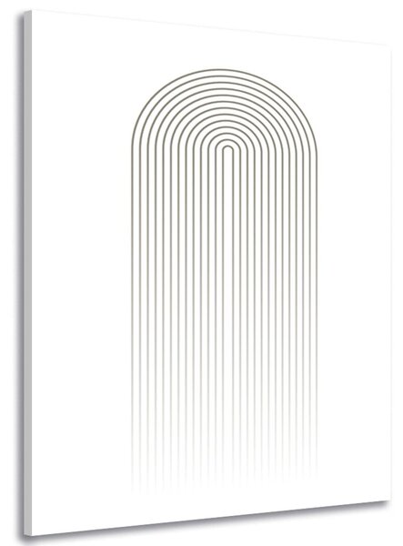 Slika minimalistička duga Mid-Century