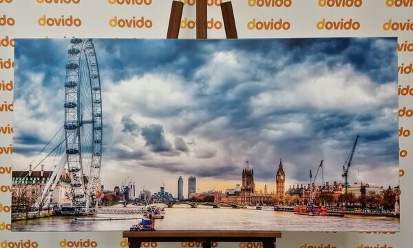 Slika jedinstven London i rijeka Temza