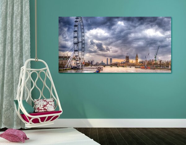 Slika jedinstven London i rijeka Temza