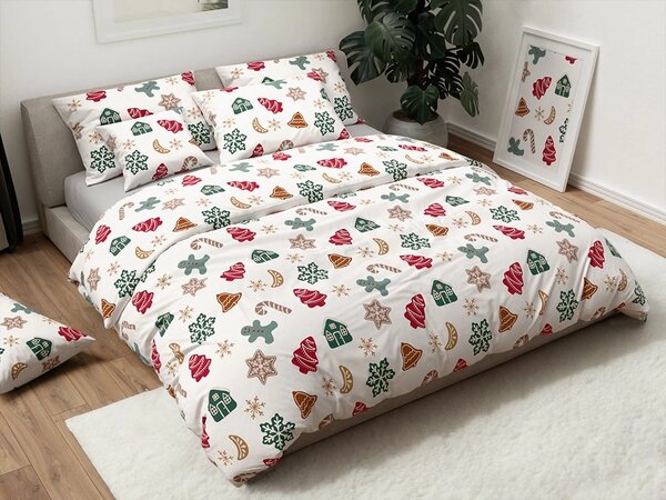 Flanel posteljina HOLLY bijela Dimenzije posteljine: 70 x 90 cm | 140 x 200 cm