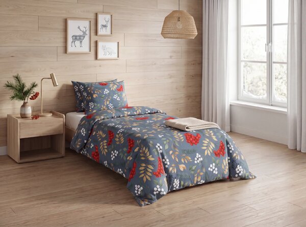 Flanel posteljina ROWANBERRY šarena Dimenzije posteljine: 70 x 90 cm | 140 x 200 cm