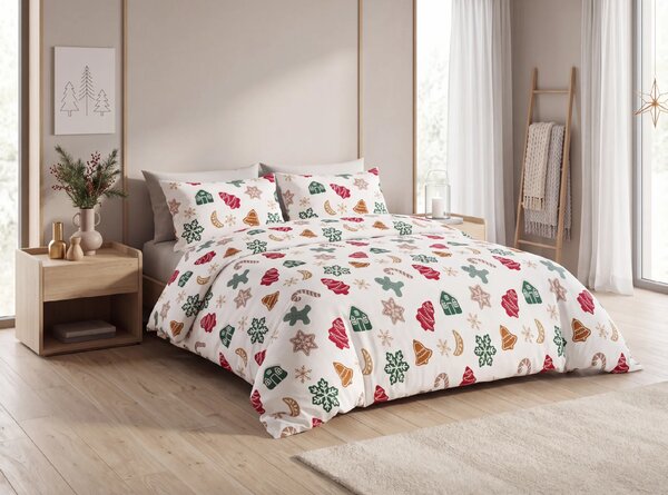 Flanel posteljina HOLLY bijela Dimenzije posteljine: 70 x 90 cm | 140 x 200 cm