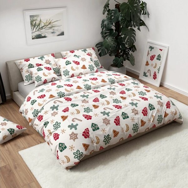 Flanel posteljina HOLLY bijela Dimenzije posteljine: 70 x 90 cm | 140 x 200 cm