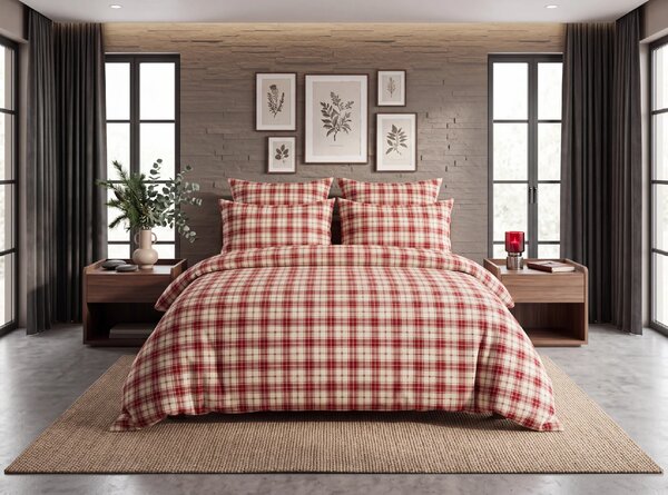 Flanelska posteljina TARTAN HEART u boji Dimenzije posteljine: 70 x 90 cm | 140 x 200 cm