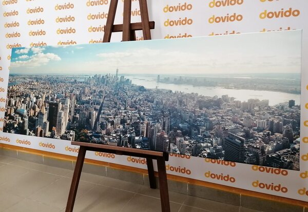 Slika pogled na šarmantan centar New Yorka