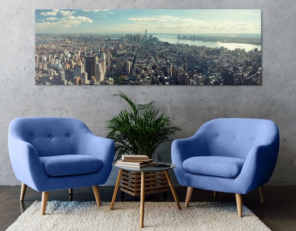 Slika pogled na šarmantan centar New Yorka
