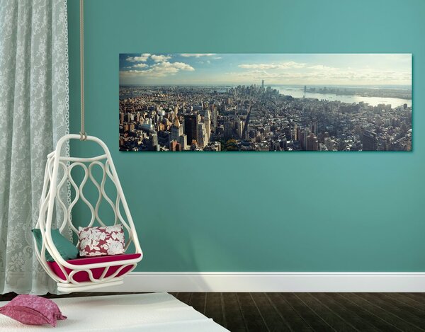 Slika pogled na šarmantan centar New Yorka