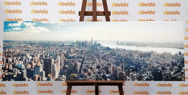 Slika pogled na šarmantan centar New Yorka